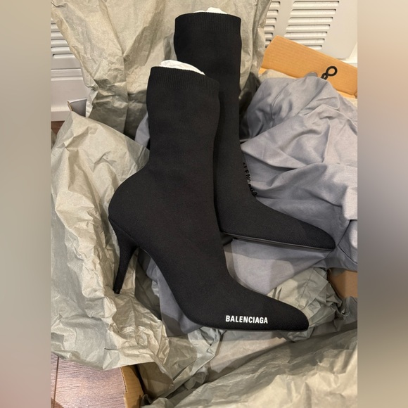 Balenciaga Knife round boots - Picture 1 of 2